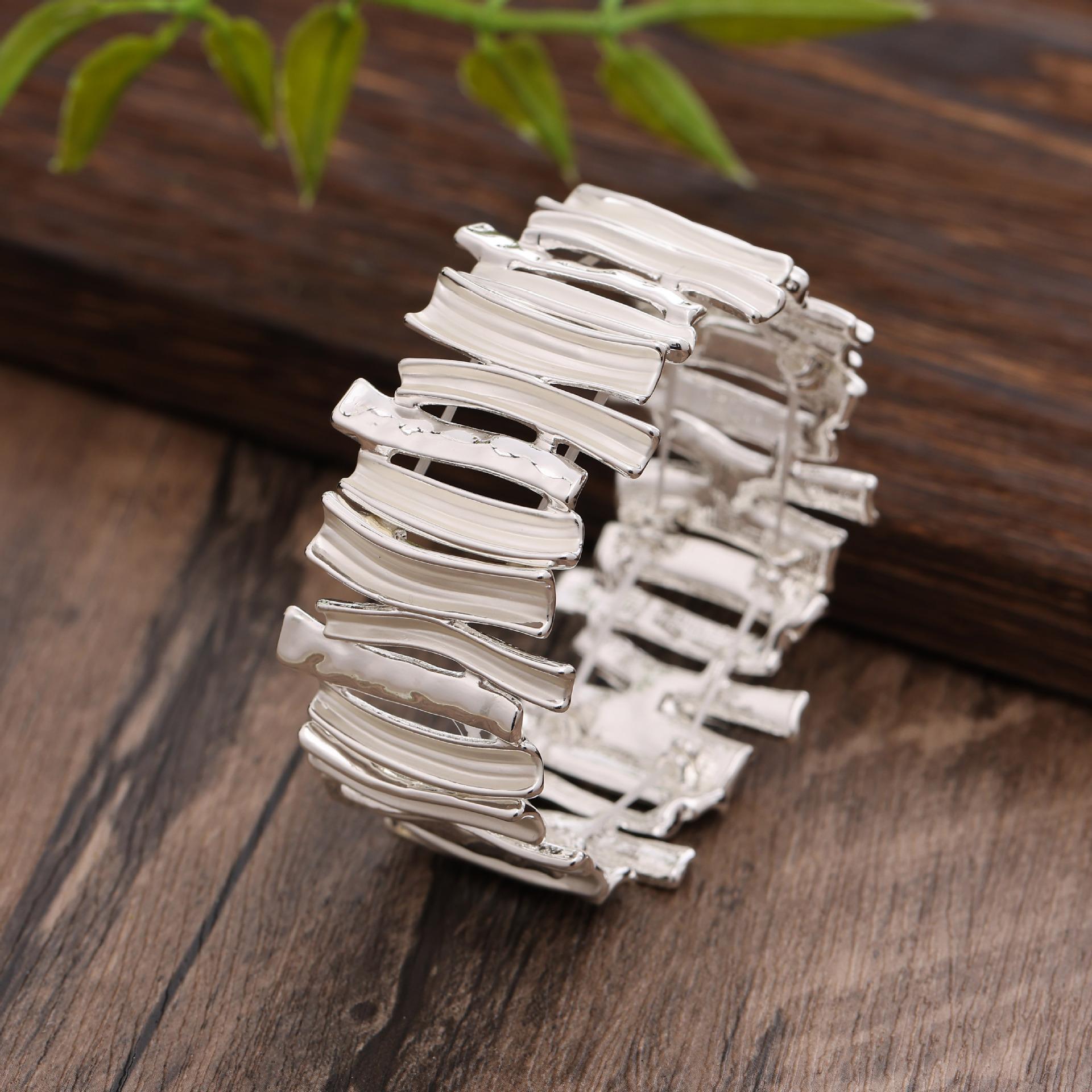 

Новый креативный нерегулярный геометрический эластичный браслет, модное и универсальное женское украшение Elastic Adjustable