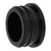 Car Diesel Mouth Piece Resonator Noise Reduction Plug Cover 551503 Black Replacement for Chevy