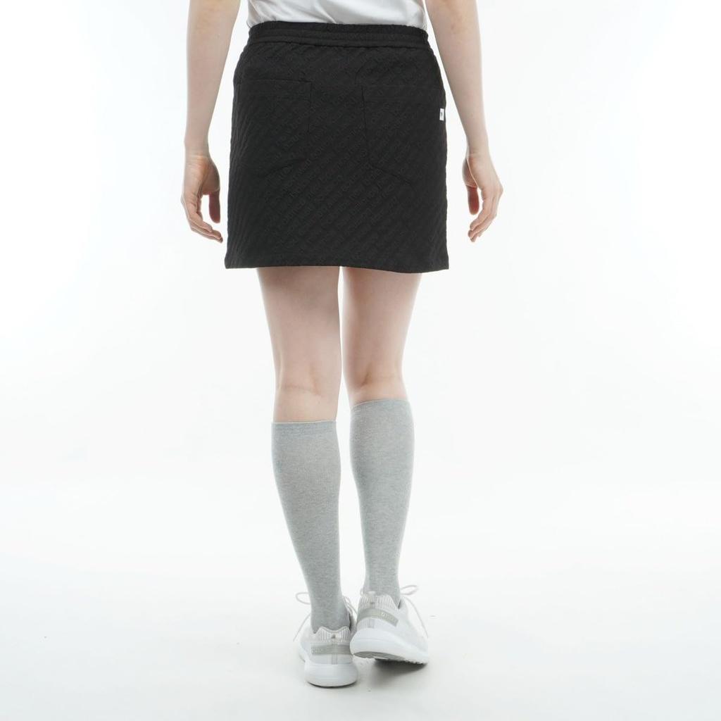 Jupe de golf 1 [New Balance] (Logo Flottant/Stretch) / Femme / 012-4234501 010_Noir [M]