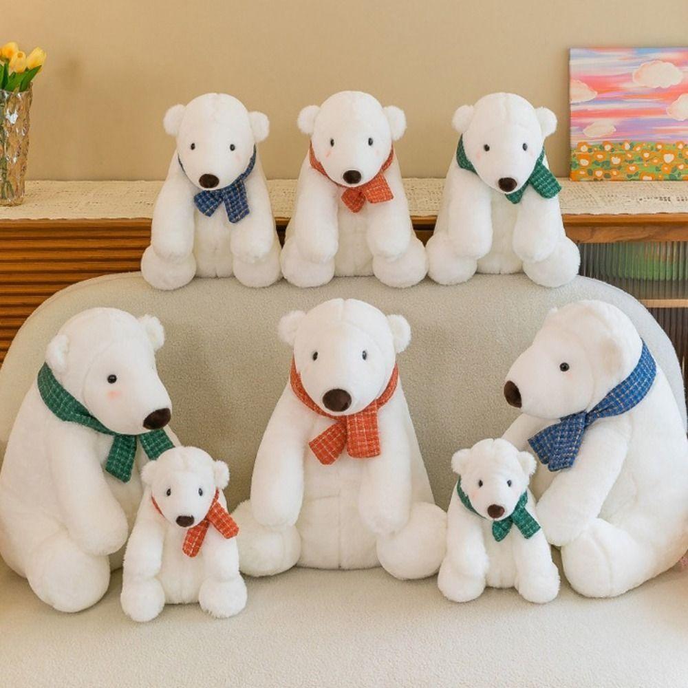 

Шарф Мягкая игрушка Белый медведь Кукла Пушистая плюшевая кукла Белый медведь Мягкая игрушка Дети Девочки Мальчики зелёный