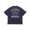 adidas T Shirts Men's Ink Blue Crew Neck Moderate Straight Fit GN8184