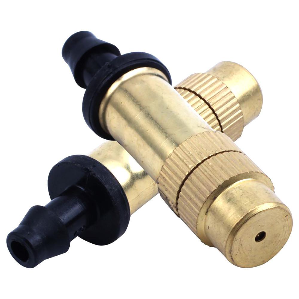 Ugello per nebulizzatore in ottone con filettatura da 1/4 1/2 ugello per nebulizzazione regolabile irrigazione per irrigazione da giardino  15