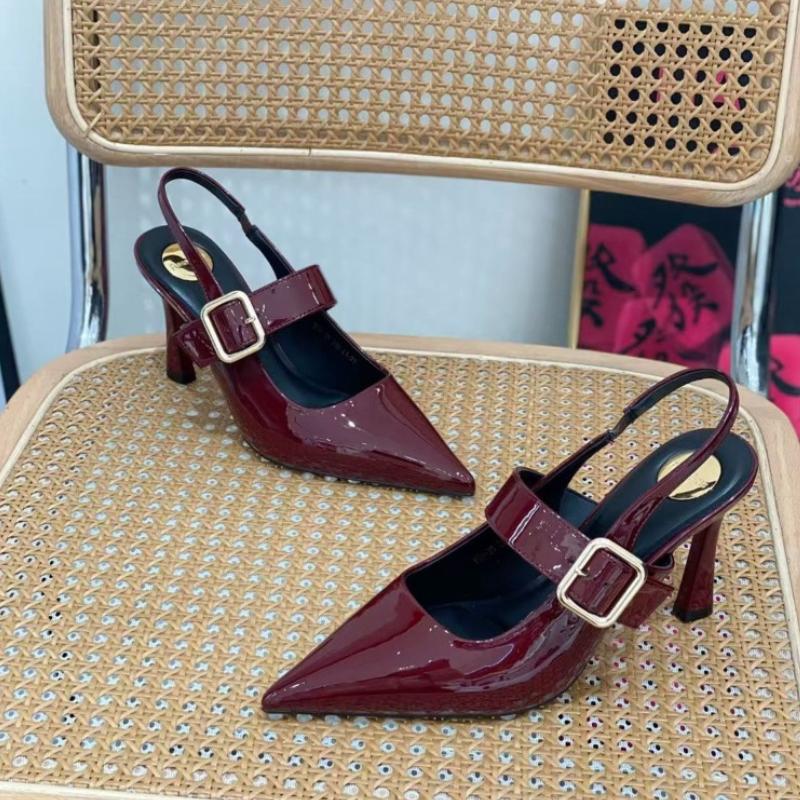Fashion Pointed Toe Women Sandals High Heels Elegant Shoes Summer Dress Fashion Stilettos Woman Shoes 2025 New Trend Party Mujer Zapatos