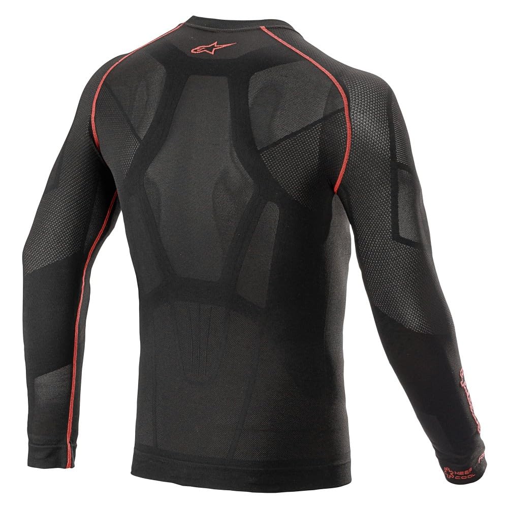 Alpinestars Streetwear RIDE TECH V2 TOP LANGEERMER SOMMER Sort/Rød