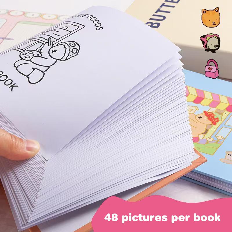 Carte de colorat: Bobbie Goods, Carte de colorat graffiti creativă și interesantă