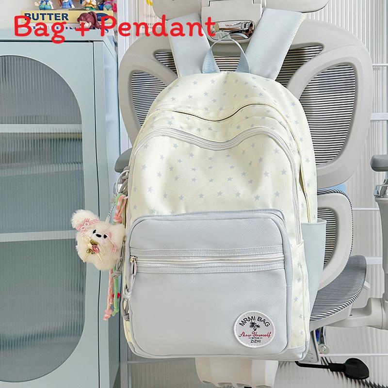 Geometric Pattern Nylon Backpack For School And Travel With Design For Teens And Adults