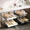 Adjustable 2-Tier Kitchen Cabinet Pull-Out Organizer
