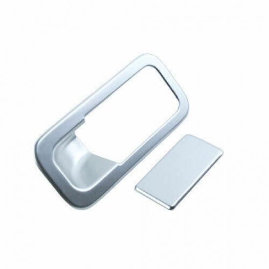 For Kia Sportage 17-2022 Matte Silver Co-Pilot Storage Box Handle Cover Trim