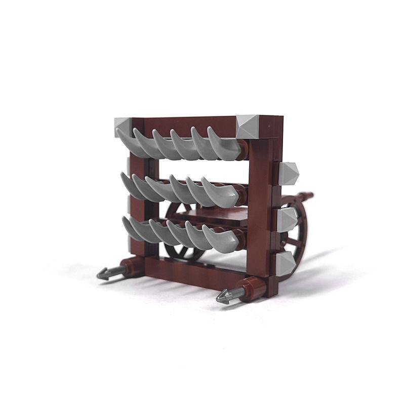 MOC Medieval Blocks Roman Castle Characters Legionary Crossbow Car Chariot Military Weapons Set Buy Goods Mini Brick Toy R047