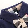 Stylish Pure Cotton Baby Romper: Knitted Short-Sleeve Gentleman Onesie for Newborns