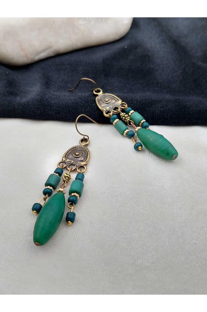Valentine's Day Birthday Gift Handmade Ethnic Authentic Hippie Bohemian Fashion Jewelry Earrings
