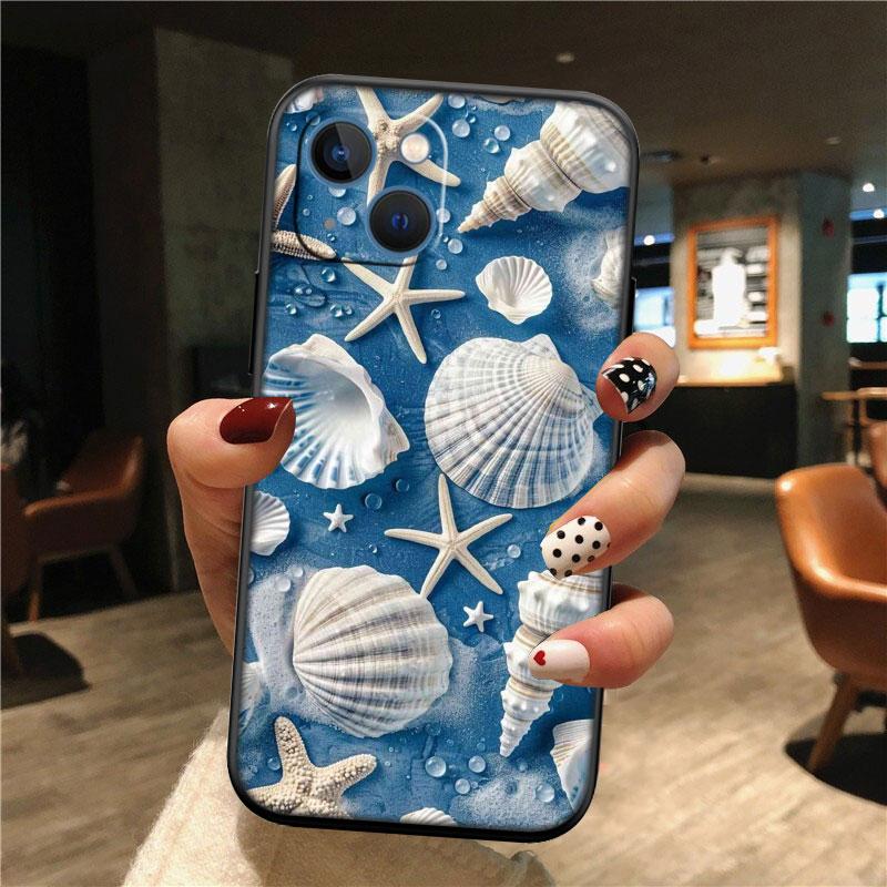 IK25 Conch Starfish New High-End Shell Phone Case for Xiaomi Poco C40 C50 C51 C55 C65 C71 C75 F3 F5 F6 F7 M2 M3 Pro Ultra