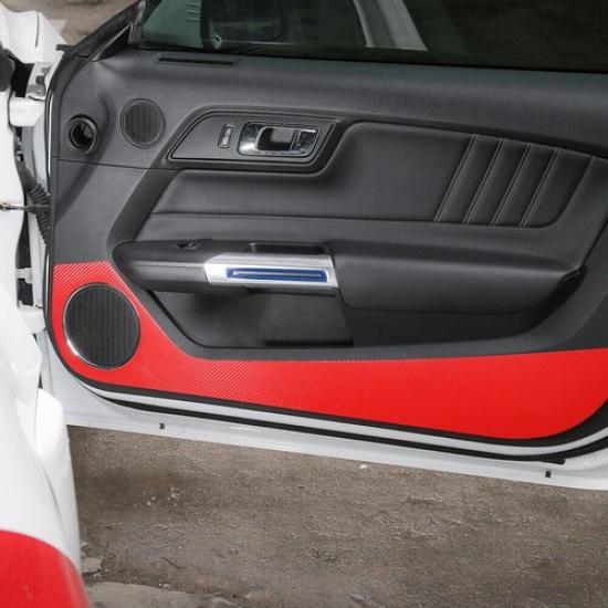 Car Interior Door Armrest Panel Strip Trim For Ford Mustang 2015-23 Bright Blue