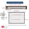 Elektrischer versteckter Projektionsleinwand mit Fernbedienung - Automatischer Lift, Größen: 150-250 Zoll