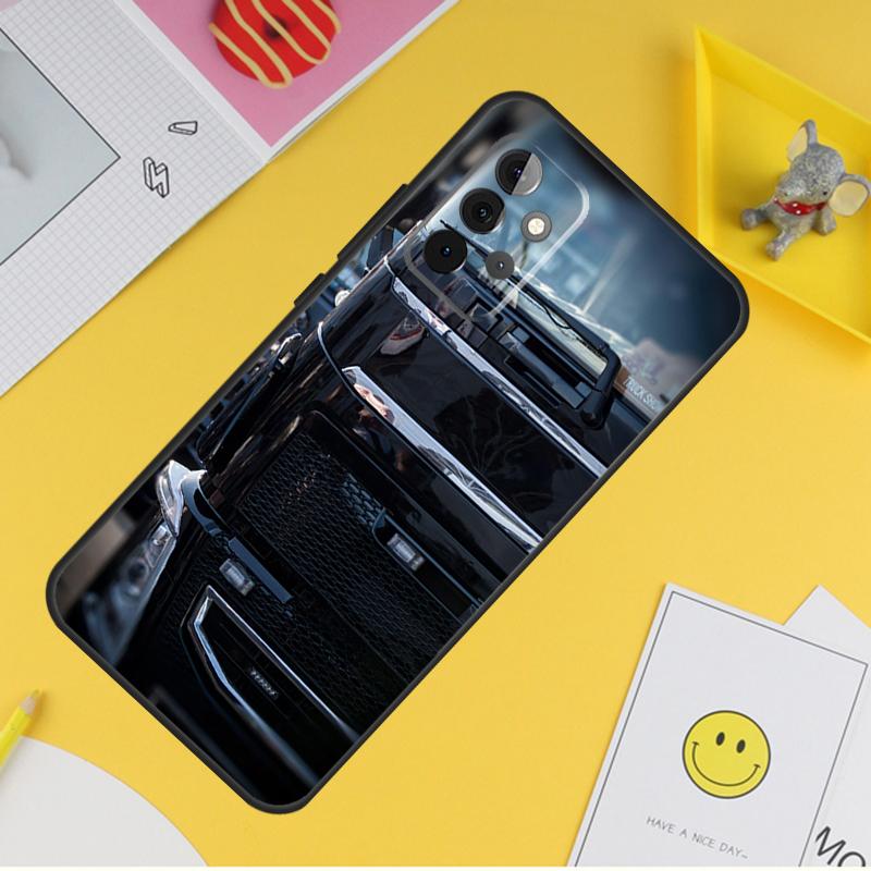 Cool Heavy Truck Car Case For Samsung Galaxy A54 A34 A14 A56 A52 A53 A16 A26 A36 A55 A35 A15 A32 A12 A33 A13 A17