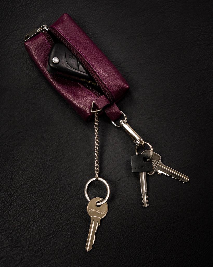 Leather Key Case SKL-001-NDM-6066 Purple