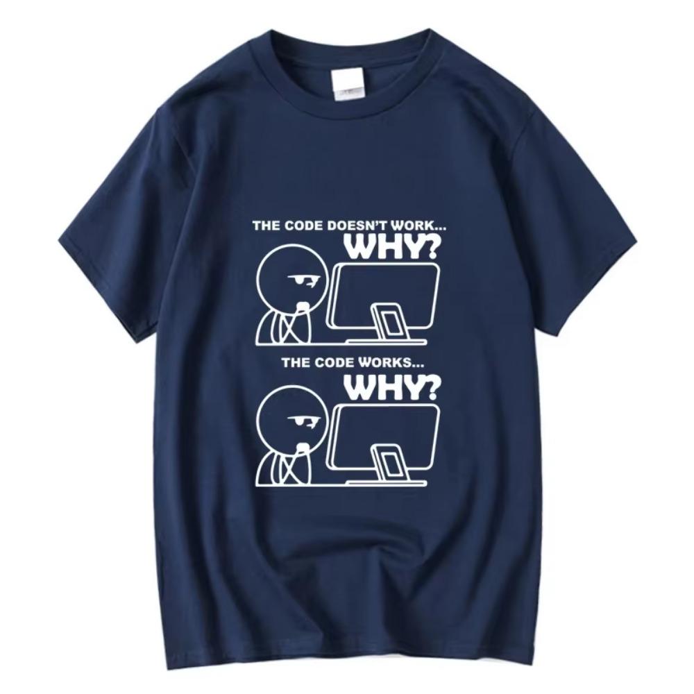 Plus Size T-shirt  funny programmer Print summer Women o-neck cool t shirt for men short sleeve t-shirt Men tees