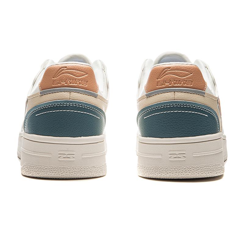 Li Ning Tian Ji Series Thick Sole Low Top Skate Shoes Men Skate Shoes Cloud-White AGCU523-1