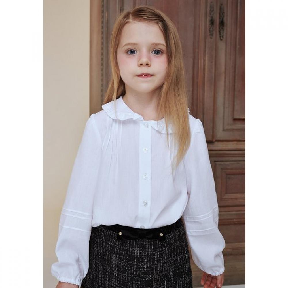 

The Coffee Bean Tea Leaf White Frill Collar Blouse Ba14bl01wt White/165