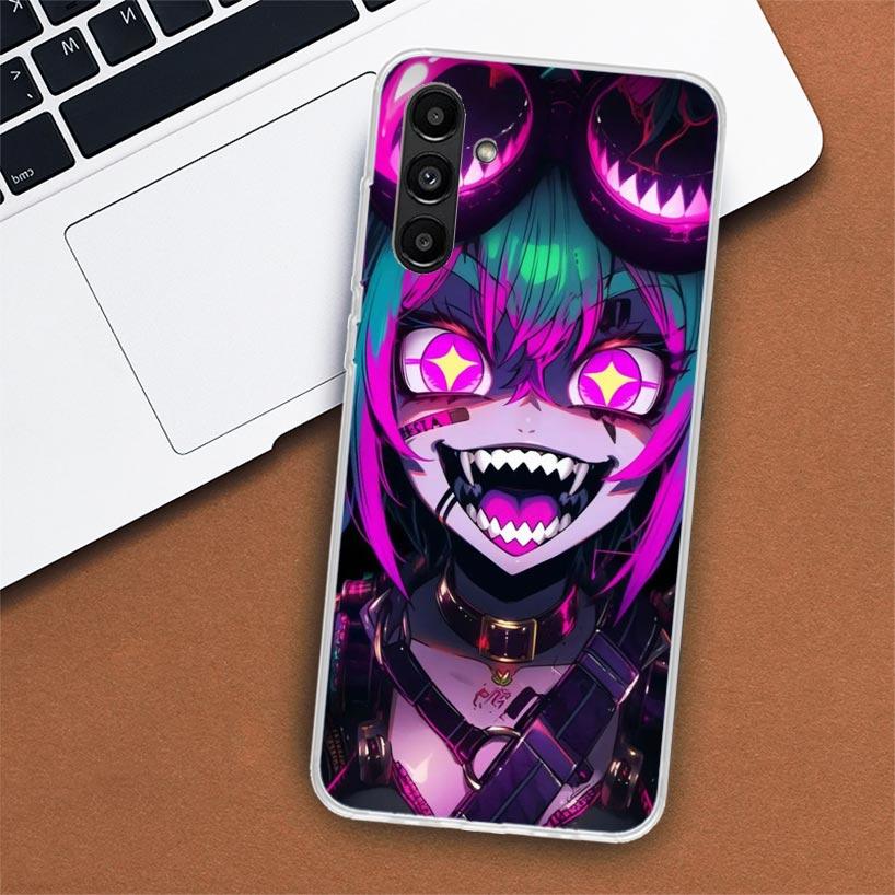 Crazy Gothic Japan Anime Girls Phone Case For Samsung Galaxy A02S A12 A22 A32 A42 A52 A72 A51 A50S A71 A41 A31 A21S A70S A40 A30