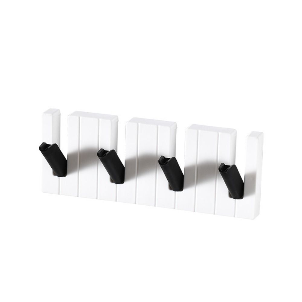 Four-grid Wall Mounted Hanger Punch Free Sundries Storage Hooks  for Hair Accessories