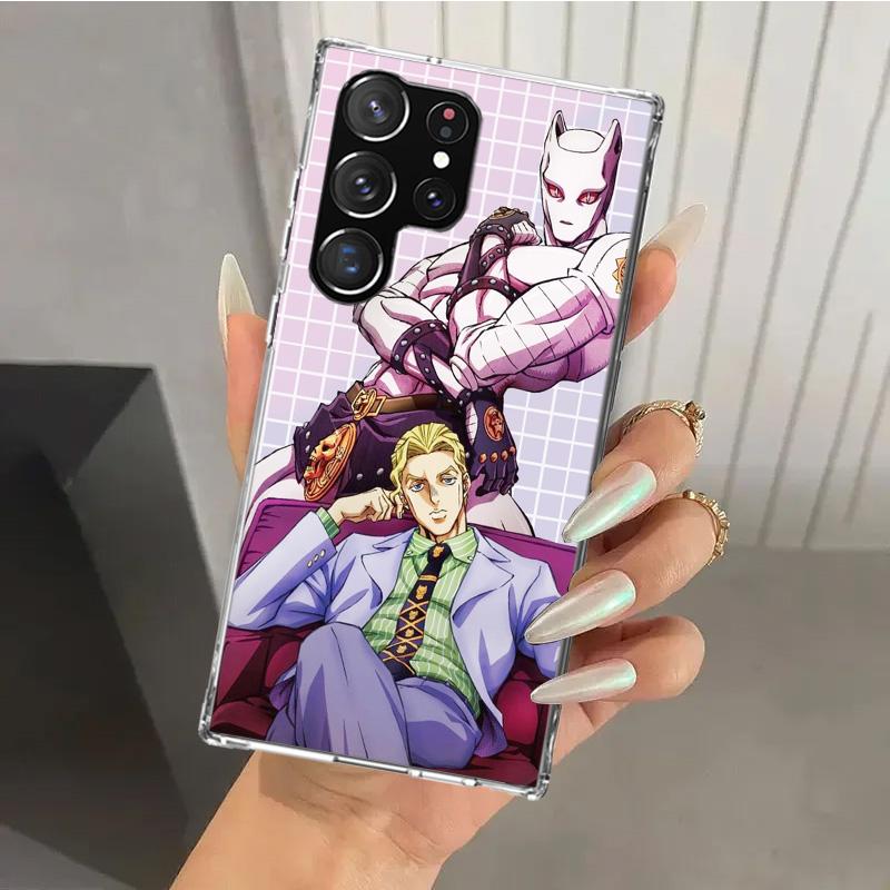 

Чехол для телефона JoJo Adventure Killer Queen для Samsung Galaxy S25 S24 S23 Ultra S22 S21 Plus S20 FE S10 + S10E S25U Мягкий чехол с принтом Samsung S23