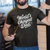 World's Okayest Dad T-Shirt – Funny Father's Day Gift