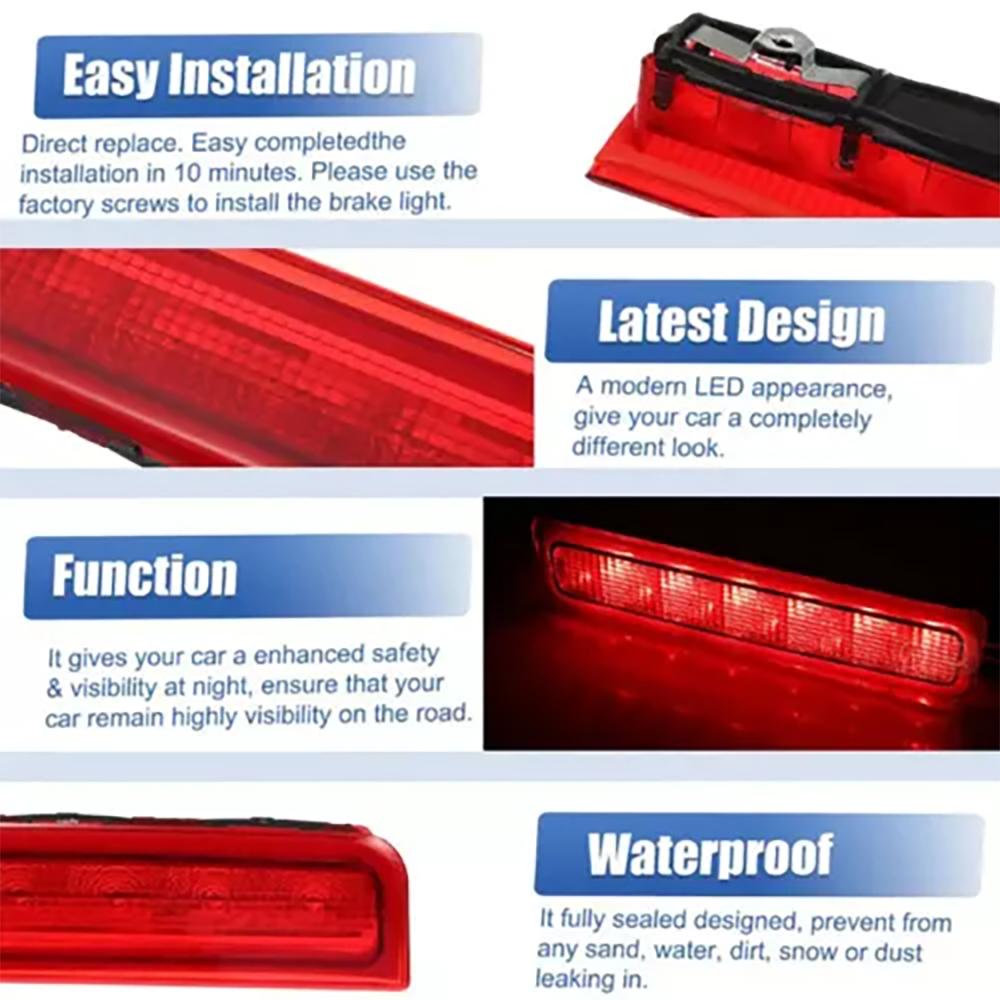 1KS Třetí 3. Středové Zadní Brzdové Světlo Vysoké Úrovně 2K0945087C Brzdové Světlo Auto LED Žárovky Pro Volkswagen Pro VW Caddy 2003-2015