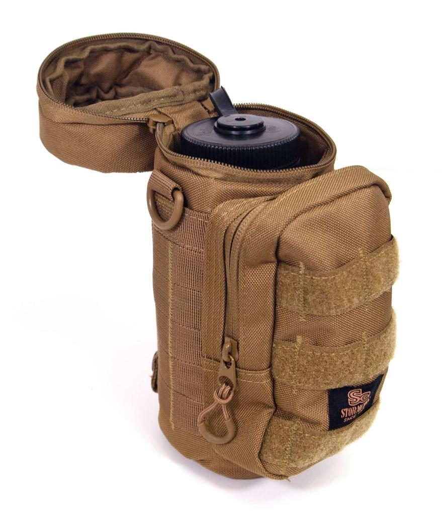 Pouzdro na láhev STORMCROS, Pouzdro na láhev na vodu, Vybavení sil sebeobrany, Maskování, Vojenské maskování, Kempování, Taška na airsoft (Opálení) 1590