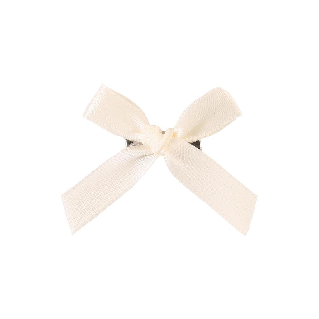 Ballet Style 4cm Bow Duckbill Hair Clip - Sweet Ribbon Hair Accessory