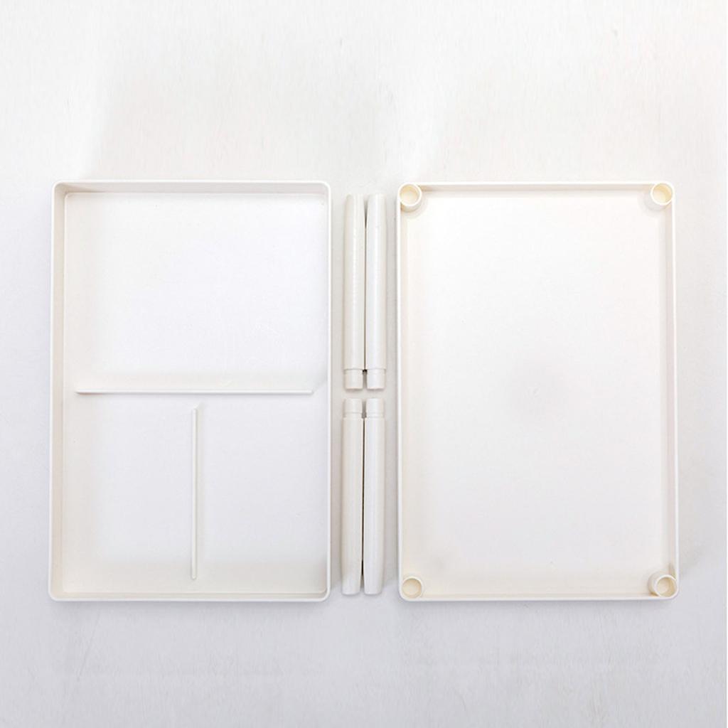 Doppelschichtiges Desktop-Aufbewahrungsregal Modern Große Kapazität Büro-Aufbewahrungsregal für Make-up und D