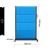 Dual-Sided Tool Pegboard Display & Storage Rack
