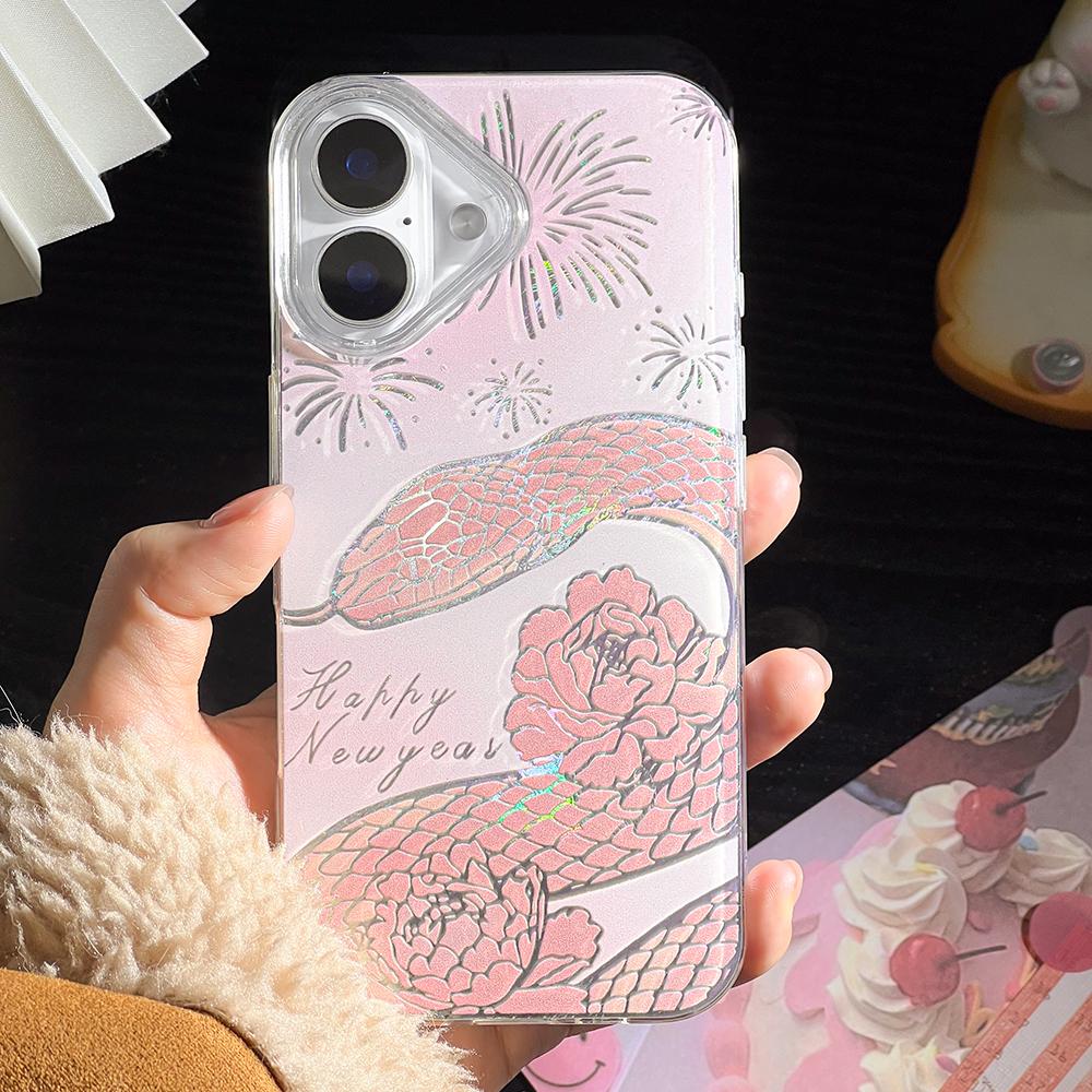 

Чехол для телефона с цепочкой-браслетом, расписанный, для iPhone 16 11 12 13 14 для 12 14 16 Pro 14 16 Pro Max, милый узор, твердая обложка со шнурком iPhone 16 чистый