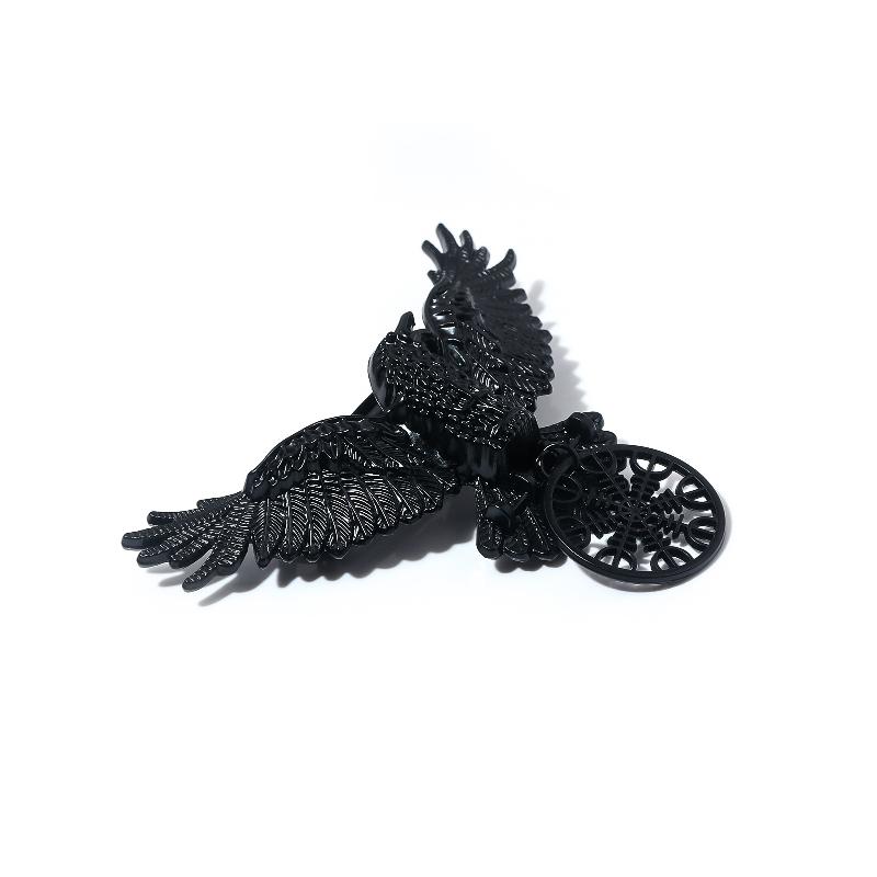 1/2 Stück Halloween Vintage Krähen Haarspange Gothic Wikinger Hexe Haarnadel Cosplay Party Haarschmuck Für Frauen Schmuck