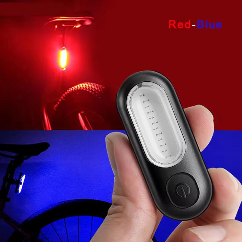 Bicycle Rear Light USB Rechargeable Bike Taillights Night Riding Safety Warning Tail Lamp Bike Back Light Cycling Accessories