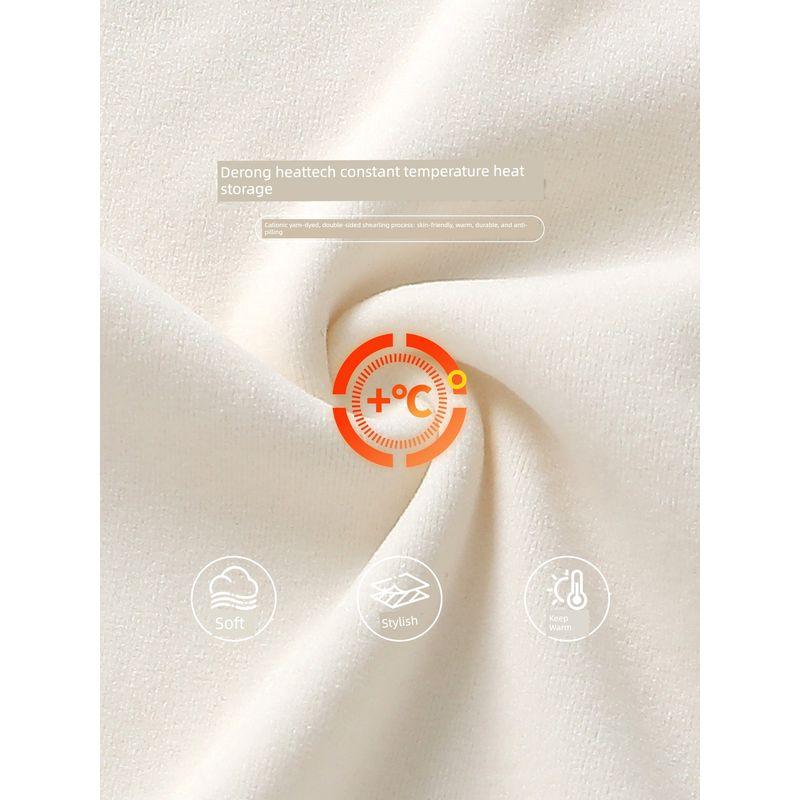 Boys' Fleece-Lined Long-Sleeve T-Shirt, Half-High Collar Autumn Shirt, 2025 Winter New Children's Clothing Base Layer Shirt, Baby Top