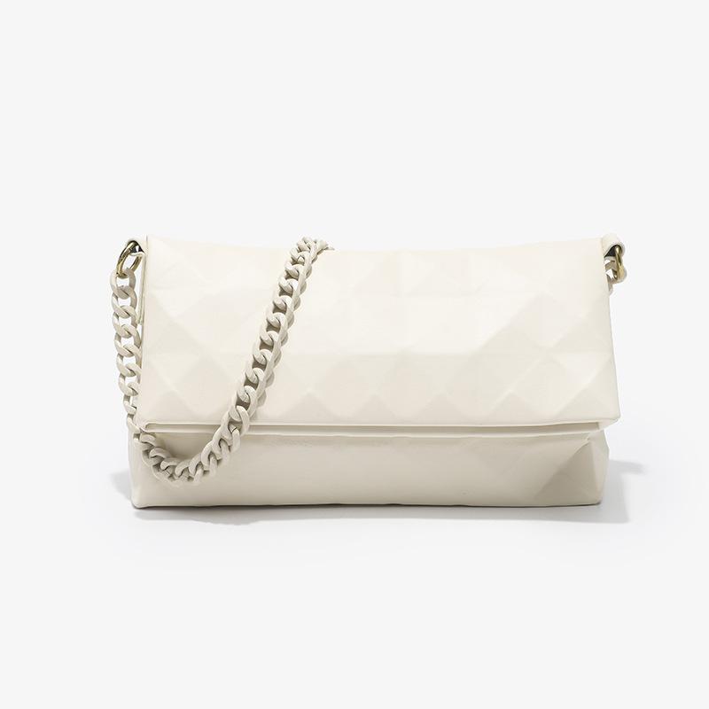 

Anti Stick Triangular Geometric Bag, New Single Shoulder Crossbody Chain Pillow Bag, Japanese Underarm Niche Bag Trend белый