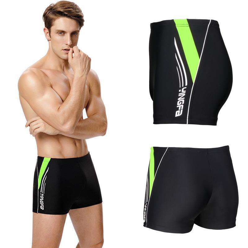 Yingfa Men's Casual Square Leg Swim Trunks Y3575 for Swimming & Water Play