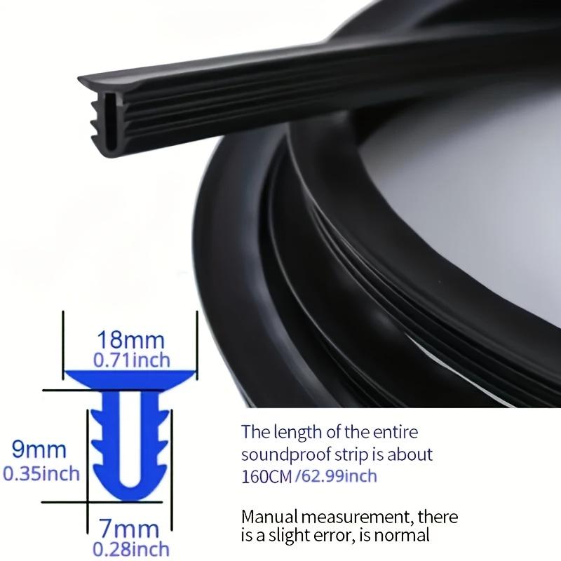 63inch Soundproofing Sealing Strip | Car Central Control Dashboard Noise Reduction Dust-Proof Strip for Front Windshield Gap
