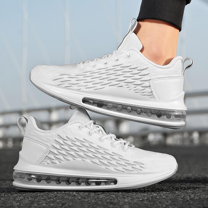 High Quality Sneakers Male Trend Platform Shoes Men Casual Black Sport Walking Sneakers Trainer 2025 Lace Up Running Shoes 48