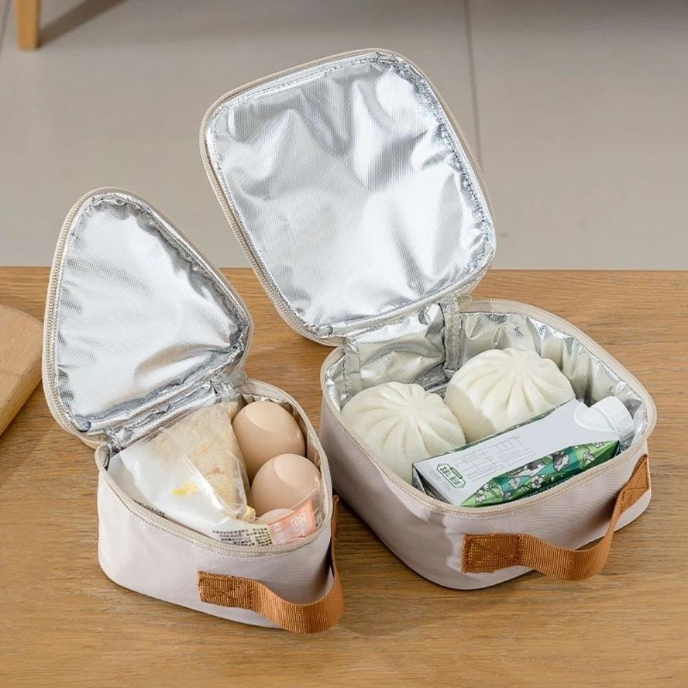 Thickened Design Insulated Lunch Bag Waterproof Material Thermal Storage Bag  Student Use