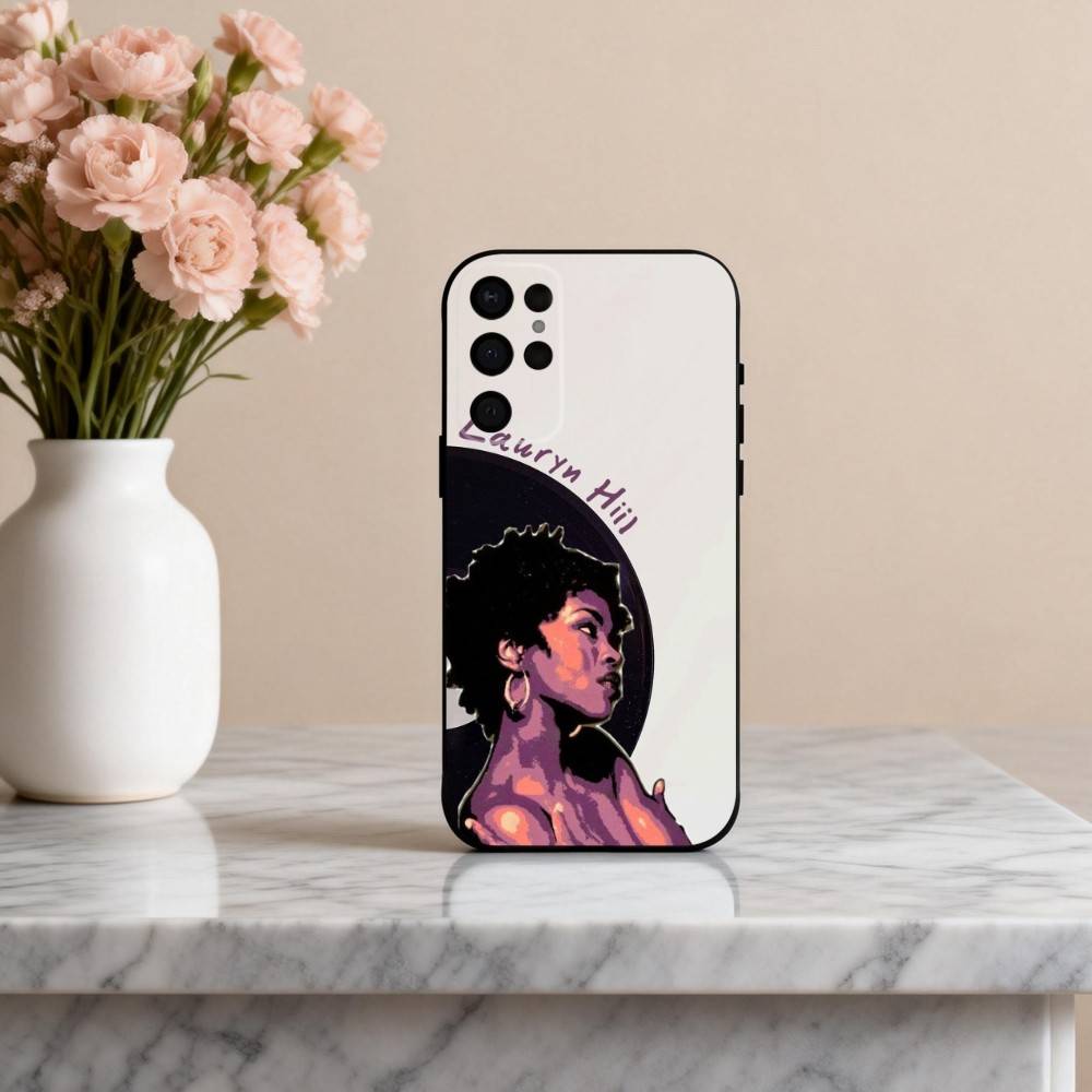 Singer L-Lauryn-N H-Hill-L Phone Case For Samsung S25,S24,S21,S22,S23,S30,Ultra,S20,Plus,Others Soft Black Case