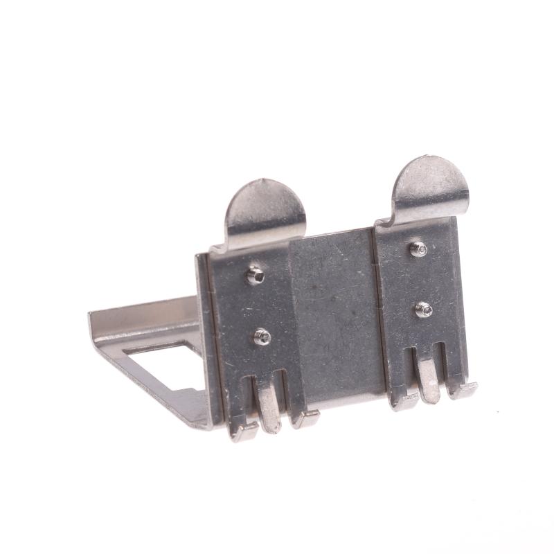 Rj45 3Ports Din Rail Keystone Adapter Jack Holder Network Pass-Through Fixed Rail Auxiliary Tool