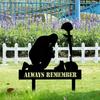 Metall-Soldaten-Silhouette Gedenk-Gartenschild Wandkunst Unabhängigkeitstag Geschenk