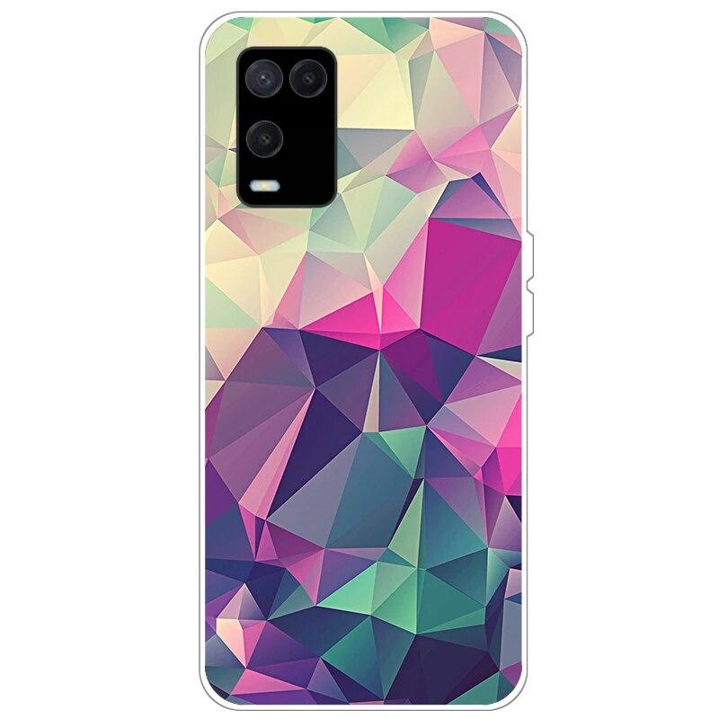 OPPO A54 Case telefonhoz Hátlap OPPO A54 5G 4G Case CPH2239 CPH2195 OPPOA54 A 54 Bumper Silicon Soft Funda fekete tpu tokhoz