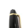 Excellent MONTBLANC fountain pen Meisterstck Pix Cap type Black gold 14K mens Used