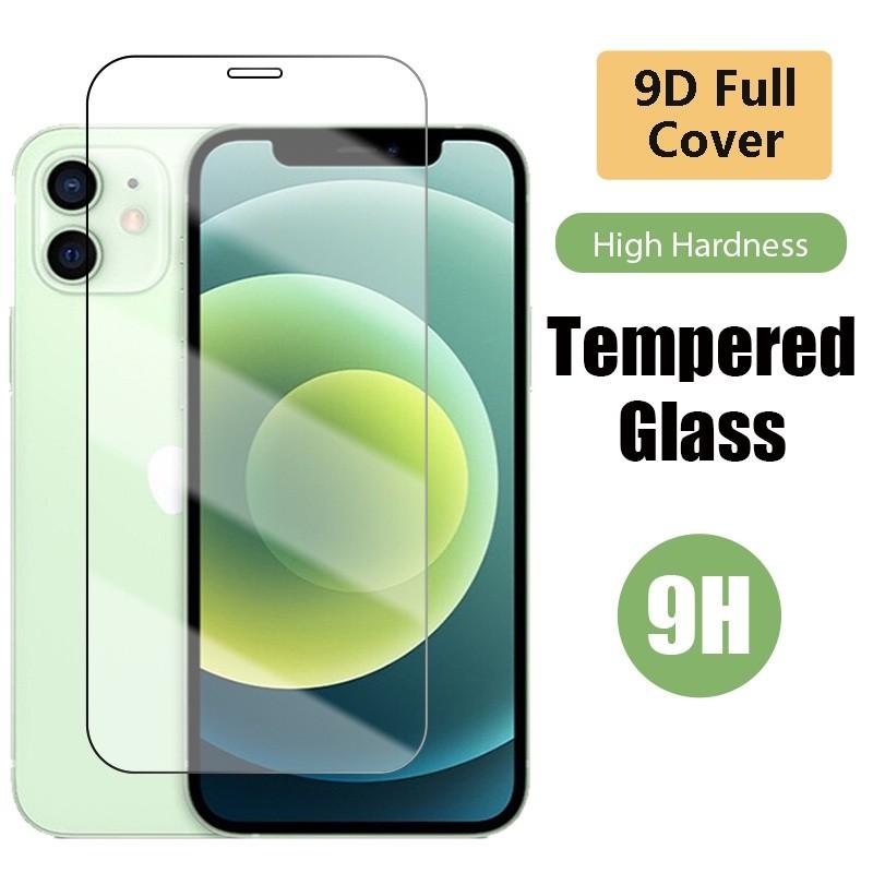 

9D Full Cover Tempered Glass For iPhone 11 12 13 14 15 16 17 Pro Max 14Plus X XR XS Max iPhone 6 6S 7 8 Plus SEScreen Protector caseTempered Glass For iPhone 17AIR