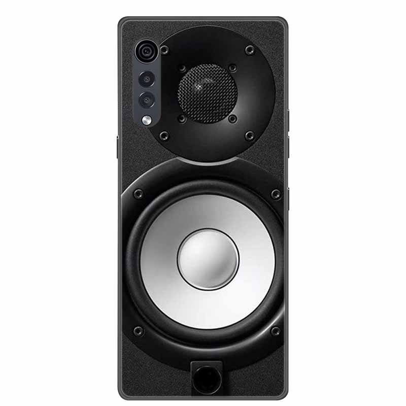 For LG Velvet Luxury Phone Case Black Soft Silicone TPU Back Cover for LGVelvet 5G Funda LMG910EMW Protector Capa Cartoon Coque