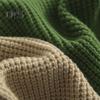 Women Sweater Coat V-Neck Long Sleeve Ribbed Trim Knitting Outwear Solid Color Loose Fit Tops Travel Streetwear