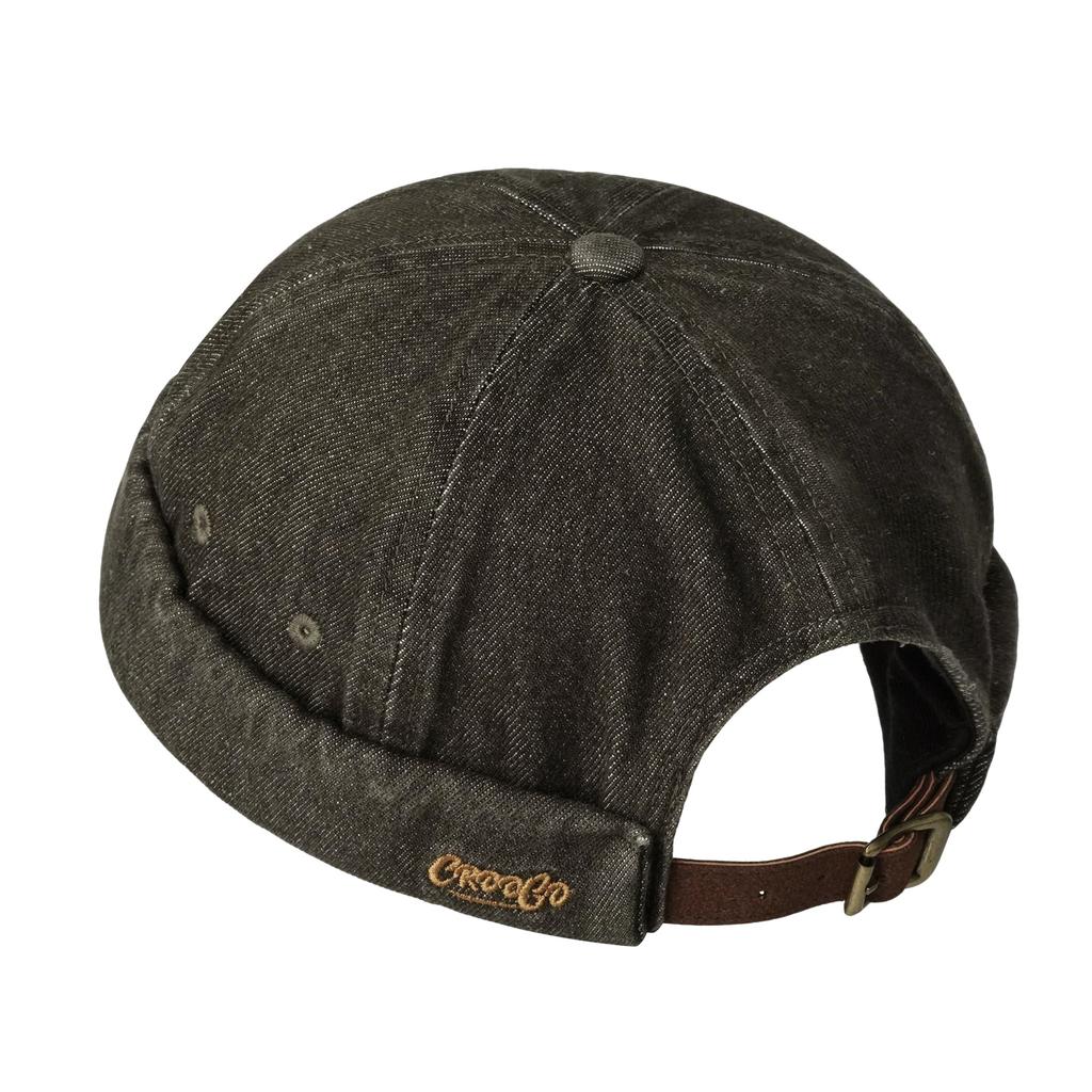 Croogo Vintage Roll Cotton Sailor Antique Copper FMA2503 Taupe Men's Fisherman's Cap, Cap, Cap, Washer, Hat, Buckle, -